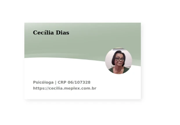 Teaser business card 3D